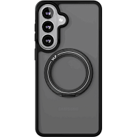 Чехол защитный VLP Ring Case с MagSafe для Samsung Galaxy S26 (Black)
